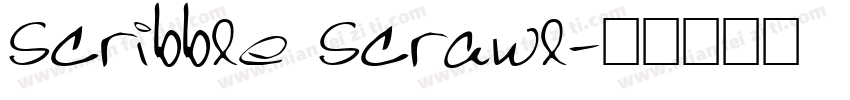 Scribble Scrawl字体转换